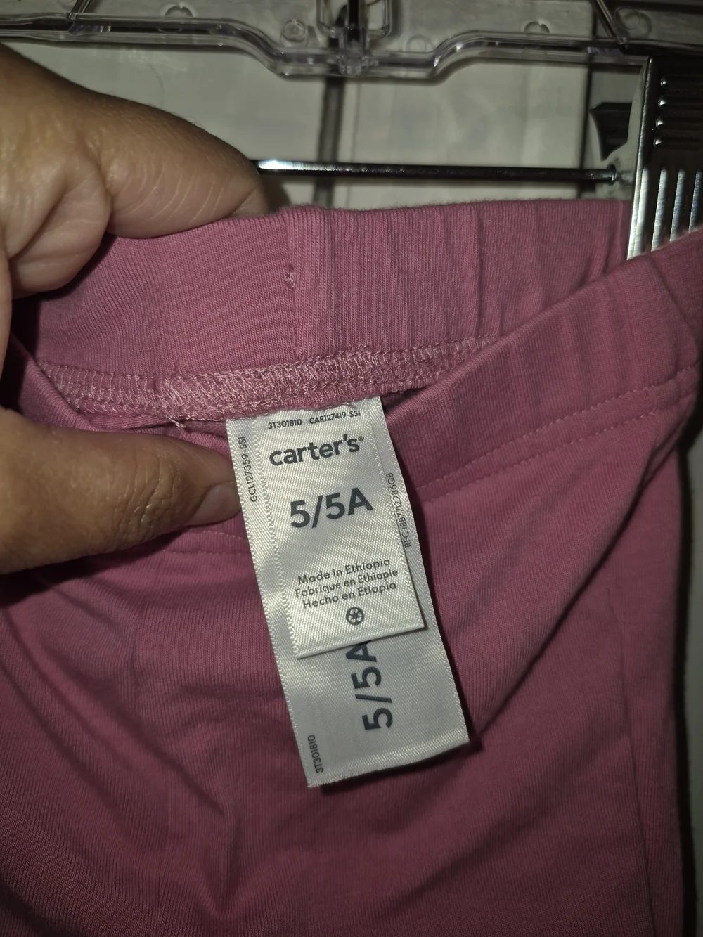 Carter's 5T Dusty Rose Flare Leggings